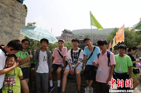 40名華裔青少年在山西陽城皇城相府?！“总娚?攝