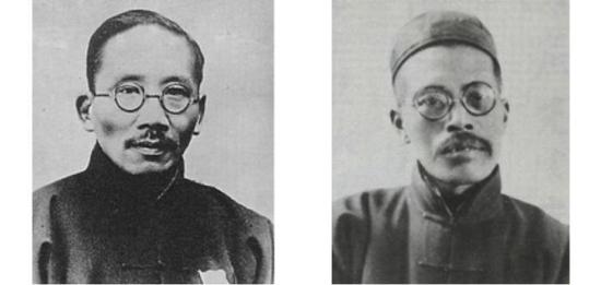 圖片來自網(wǎng)絡(luò)：蔡元培、王國維，同為將美育引入中國的兩位先驅(qū)。