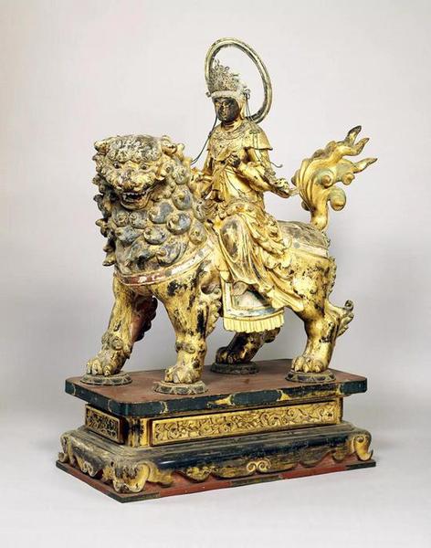 鍍金涂漆木雕，康祐（1630–1689），1685-1689年