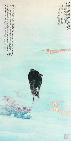 《黑駿馬圖》，成交價2070萬元