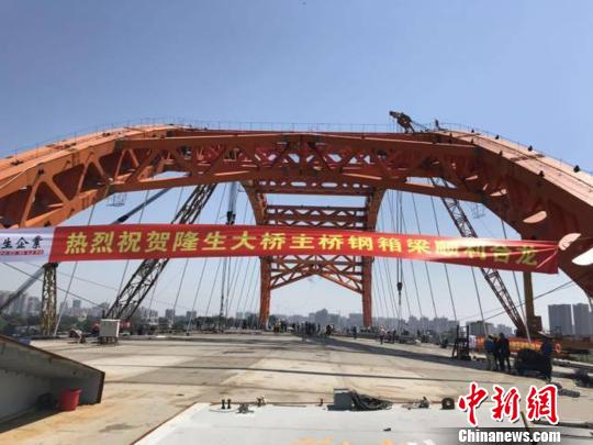 圖為正在建設的惠州隆生大橋 通訊員 攝