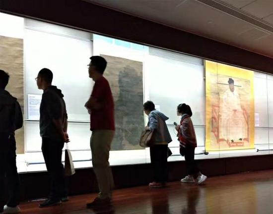 臺(tái)北故宮10月4日展覽現(xiàn)場