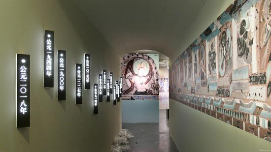 樂(lè)者敦和·大音煌盛——敦煌壁畫(huà)樂(lè)舞展。蔣迪雯 攝