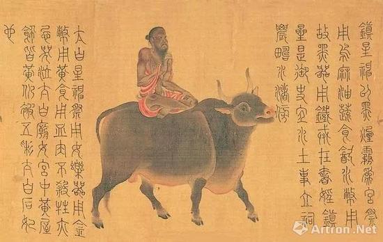 （傳）張僧繇，《五星二十八宿神形圖》卷，局部，絹本設(shè)色，27.5×489.7 厘米
