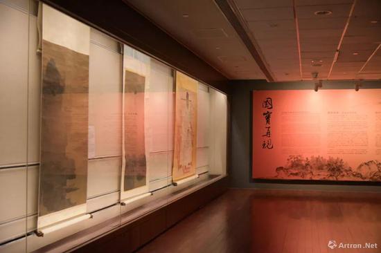 “國(guó)寶再現(xiàn)——書畫菁華特展”現(xiàn)場(chǎng)