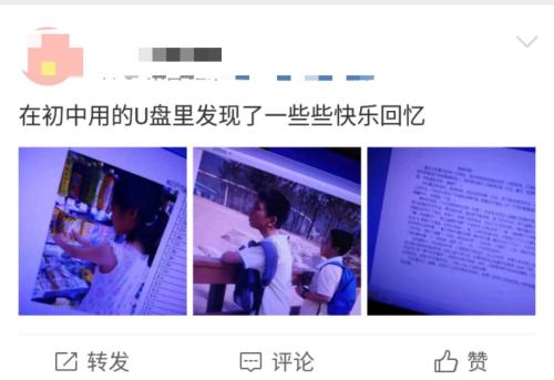 U盤中的記憶。來源：網(wǎng)頁截圖。