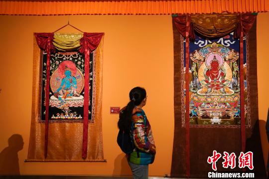 中國美術(shù)館展出五大流派精品唐卡60余幅