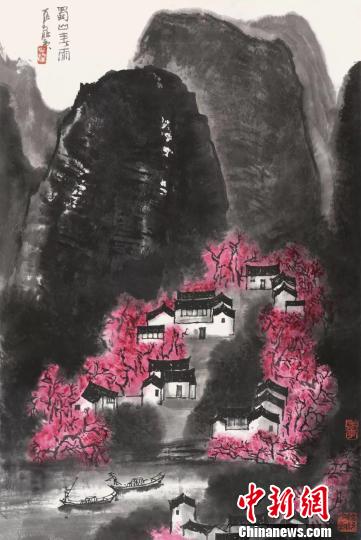 李可染的《蜀山春雨》最終以471.5萬(wàn)元成交。主辦方提供