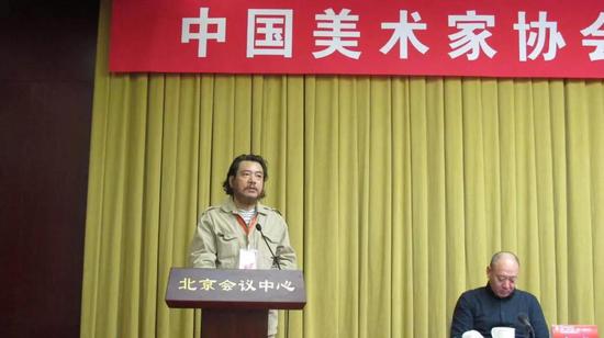 中國美協(xié)第三屆雕塑藝委會主任黎明致辭