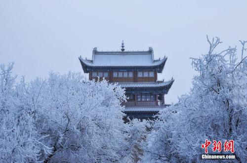 資料圖：小寒時節(jié)，甘肅嘉峪關市迎來了一場大雪。師永紅 攝