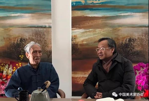 中國文聯(lián)、中國美協(xié)看望慰問劉勃舒先生