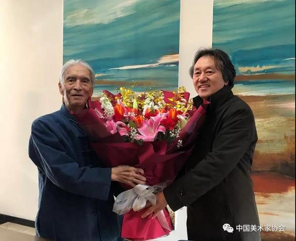 中國文聯(lián)、中國美協(xié)看望慰問劉勃舒先生