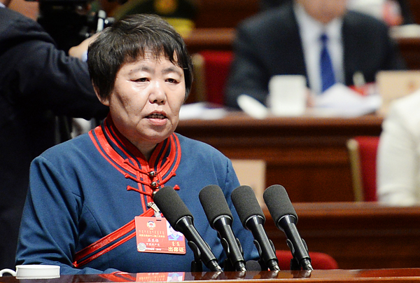 4、其其格作了政協(xié)內(nèi)蒙古自治區(qū)第十二屆委員會(huì)常務(wù)委員會(huì)關(guān)于十二屆一次會(huì)議以來提案工作情況的報(bào)告