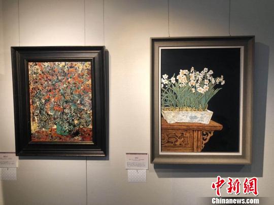 展出的部分作品?！×治那?攝