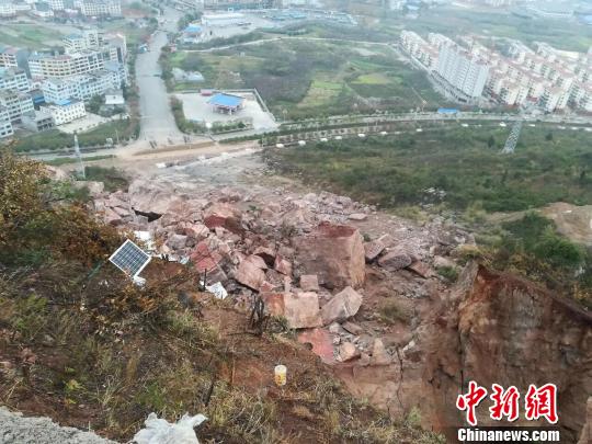 滑坡后。成都理工大學供圖
