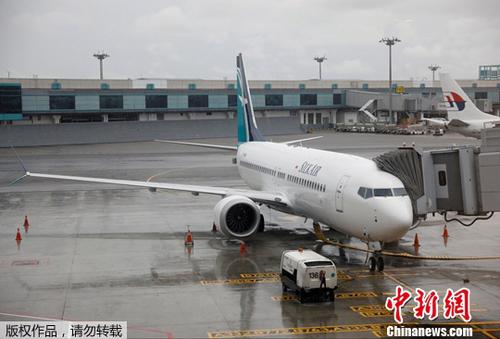 資料圖片：波音737 MAX 8。