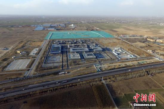 圖為航拍市民服務中心。<a target='_blank' href='http://www.chinanews.com/'>中新社</a>記者 韓冰 攝
