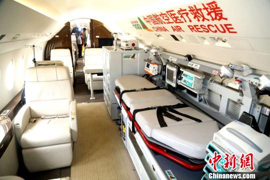 中國首架醫(yī)療專機(jī) 葉智輝 攝
