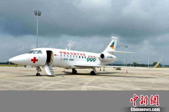 中國首架醫(yī)療專機(jī) 葉智輝 攝