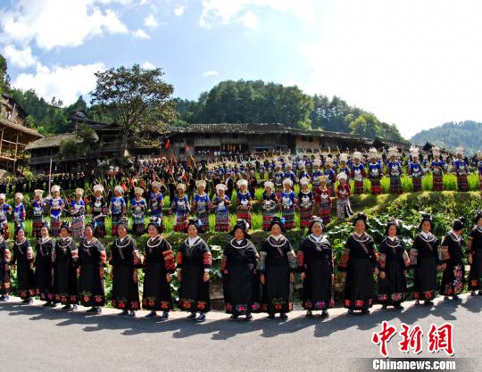 郎德苗寨。雷山縣委宣傳部供圖