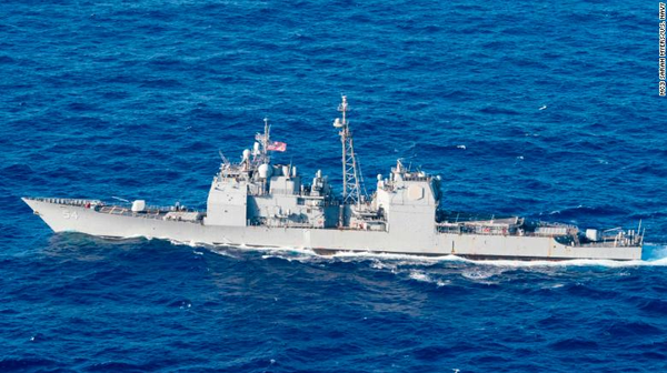 今年第六次！美海軍第七艦隊巡洋艦又過臺灣海峽