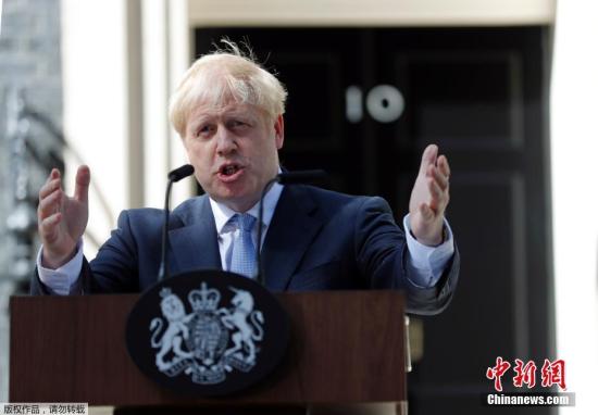 資料圖：英國(guó)首相約翰遜。