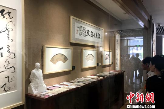 高劍父作品展區(qū)。　索有為 攝