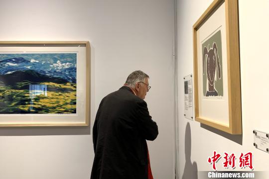德國(guó)觀眾現(xiàn)場(chǎng)參展?！±钆迳?攝