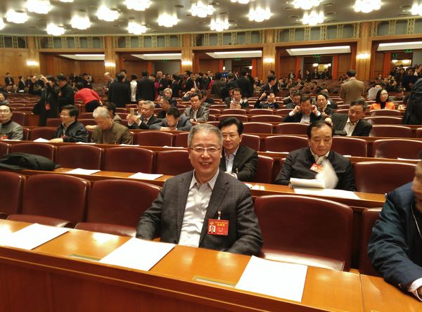 12--2017年3月，許進(jìn)出席第十二屆全國政協(xié)第五次大會(huì)
