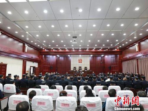 圖為庭審現(xiàn)場。檢察院供圖
