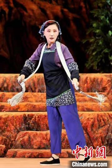 新編現(xiàn)代京劇《紅土》劇照。福建京劇院供圖