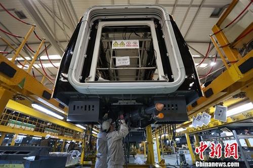 資料圖：南京一家制造企業(yè)內(nèi)的生產(chǎn)景象。<a target='_blank' href='http://www.chinanews.com/'>中新社</a>記者 泱波 攝