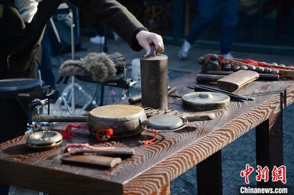 演奏現(xiàn)場的“老北京響器”。主辦方供圖