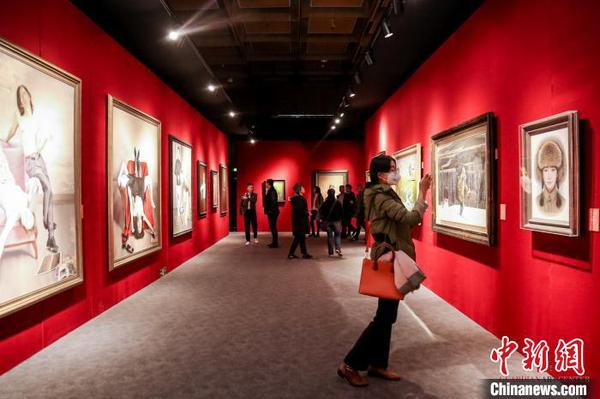 畫展現(xiàn)場。主辦方供圖