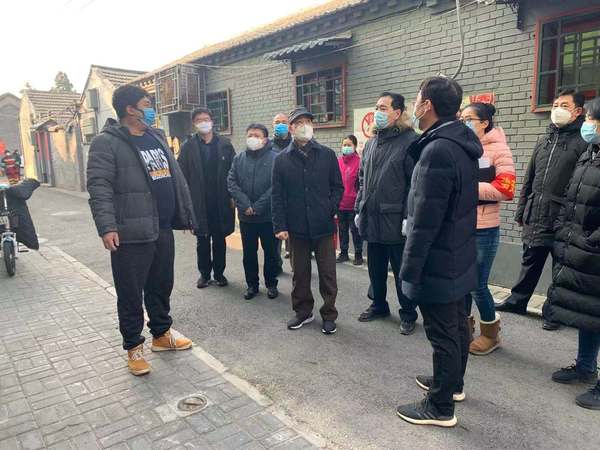 宋鐵健主席帶隊深入街道社區(qū)督導(dǎo)，全面落實疫情防控工作