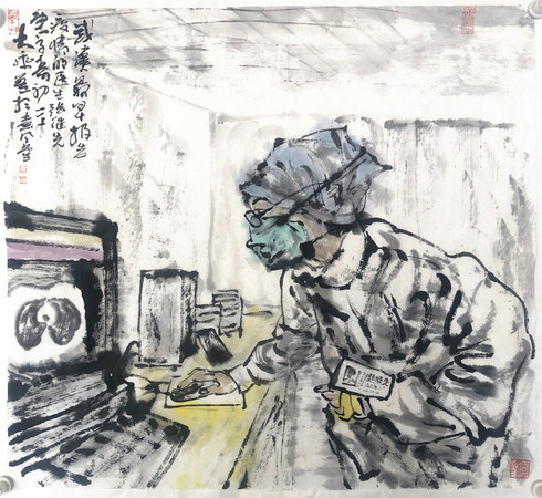 35 作者邵培德 作品名稱 張繼先武漢最早發(fā)現(xiàn)并報告疫情的醫(yī)生