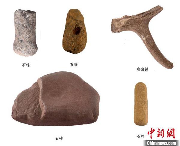 西吳壁遺址出土的冶銅工具。山西省考古研究所提供