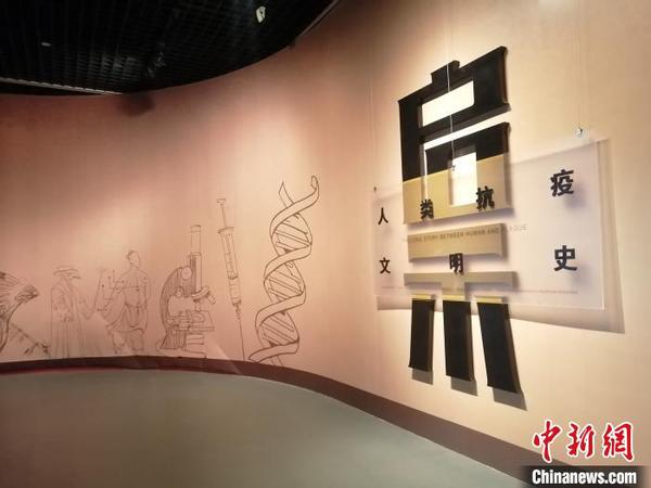 “啟示--人類抗疫文明史”展4日在遼寧省博物館進行。　李晛 攝