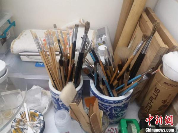 上色用的畫(huà)筆?！⊥τ?攝