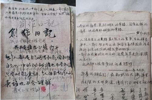 △李保玉有每天寫日記的習(xí)慣。右側(cè)1988年的日記，當(dāng)年李保玉20歲。