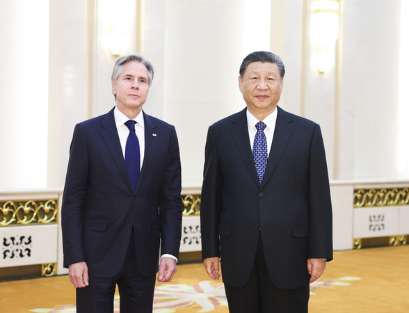 習(xí)近平會見美國國務(wù)卿布林肯(4414778)-20240426184632
